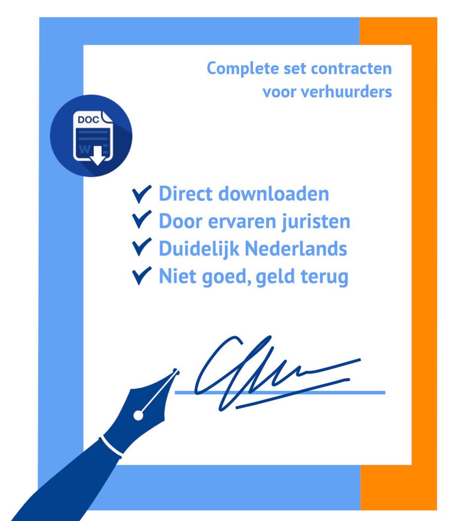 Complete set contracten voor verhuurders